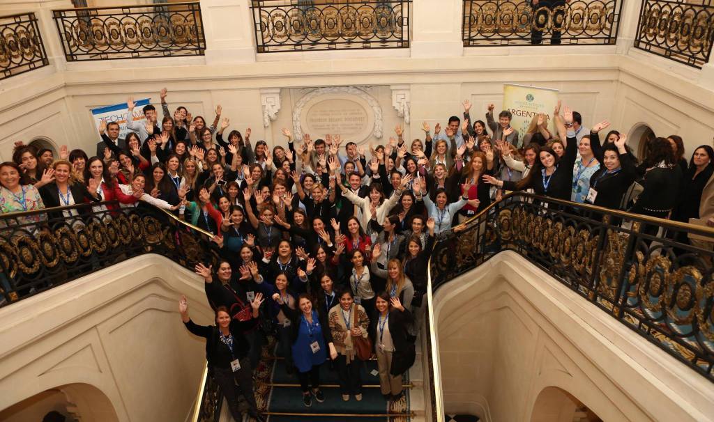 Todos los participantes del TechCamp Argentina, organizado por Voces Vitales en la Embajada de Estados Unidos